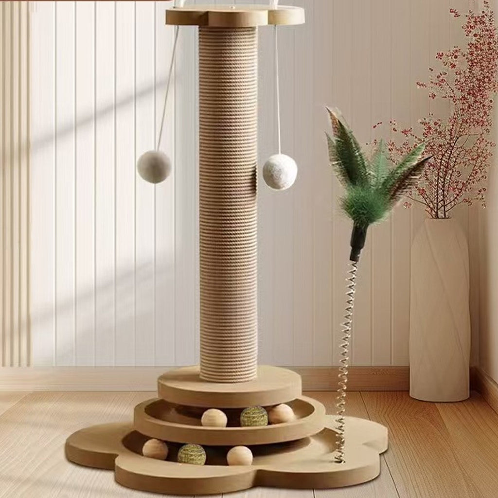 Cat scratching post with toys - UK stock – Free delivery 