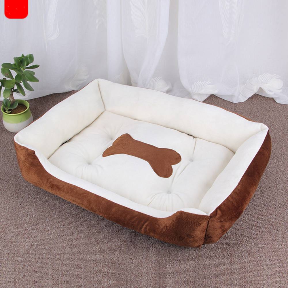 Warm plush dog bed – washable – 80x60cm – UK stock – free delivery