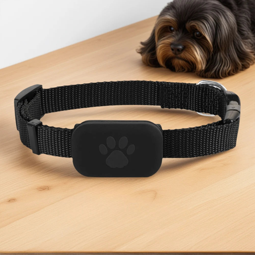 Pet GPS tracker collar – waterproof Bluetooth locator – cats dogs – black blue pink – UK stock – free delivery