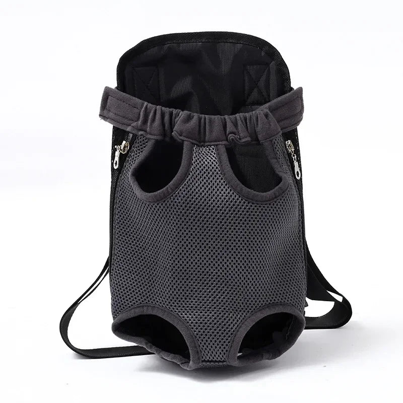 Breathable pet carrier backpack – cat small dog travel bag – pink black – 2 sizes – UK stock – free delivery