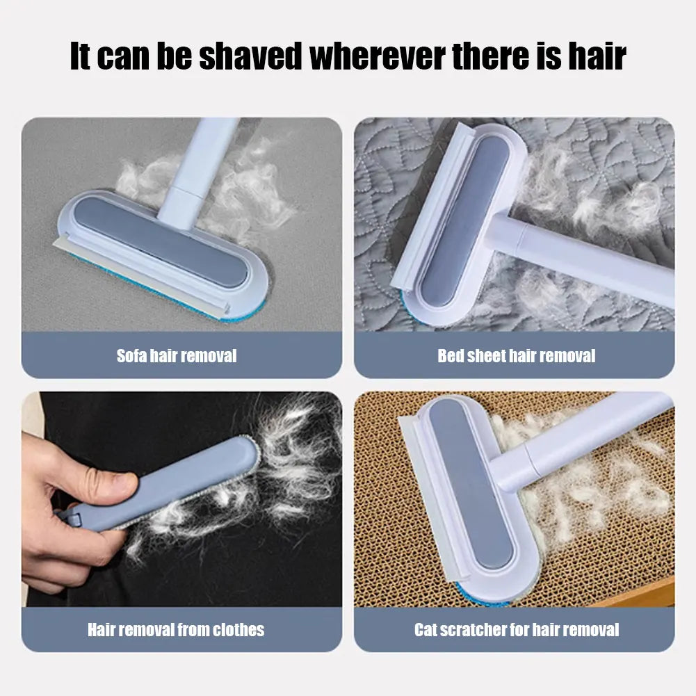 3-in-1 pet hair remover brush long handle – furniture carpet window cleaner – UK stock – free delivery”