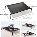 Elevated raised dog bed cooling pet cot – S M L sizes – indoor/outdoor – UK stock – free delivery