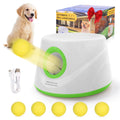 Automatic Dog Ball Launcher — Interactive Fetch Toy — 5 Balls Included — Battery Powered