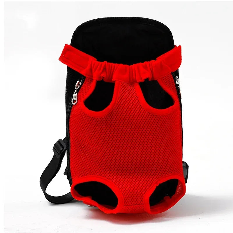 Breathable pet carrier backpack – cat small dog travel bag – pink black – 2 sizes – UK stock – free delivery