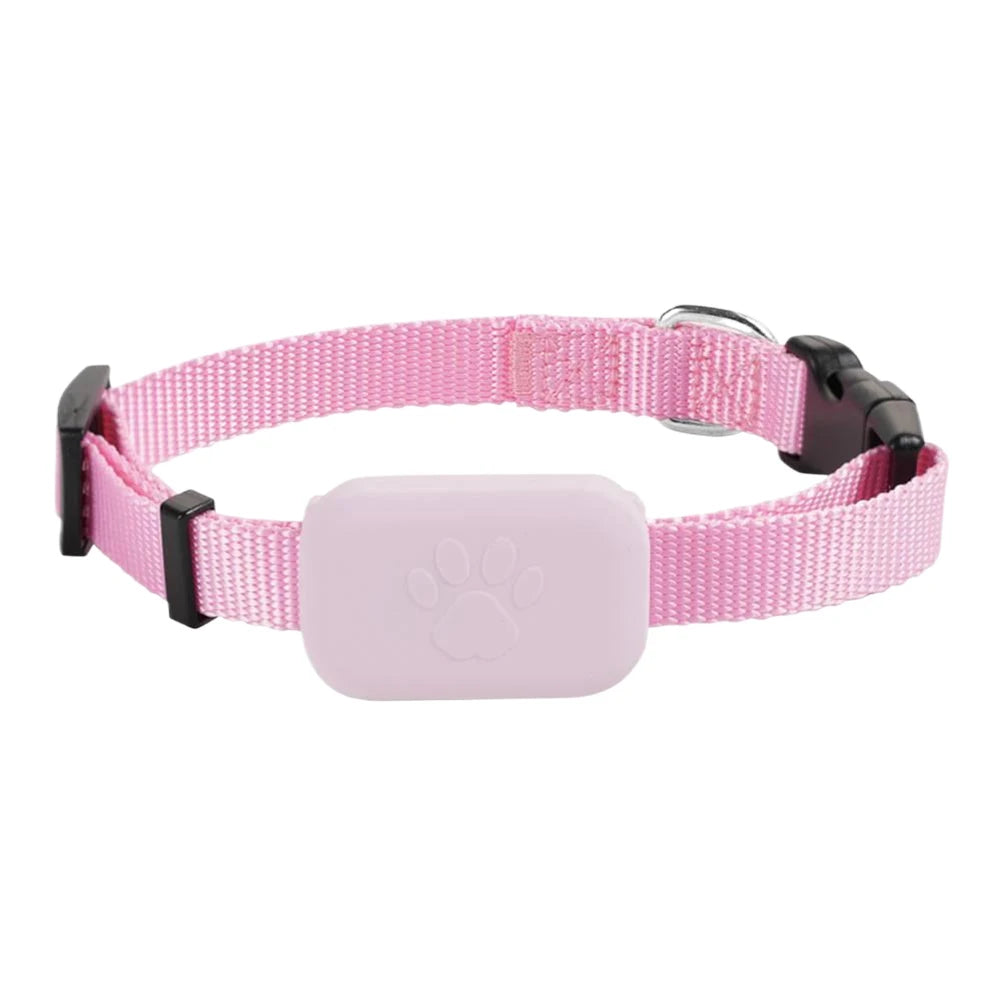 Pet GPS tracker collar – waterproof Bluetooth locator – cats dogs – black blue pink – UK stock – free delivery