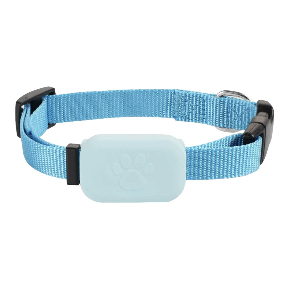 Pet GPS tracker collar – waterproof Bluetooth locator – cats dogs – black blue pink – UK stock – free delivery