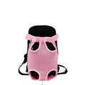 Breathable pet carrier backpack – cat small dog travel bag – pink black – 2 sizes – UK stock – free delivery