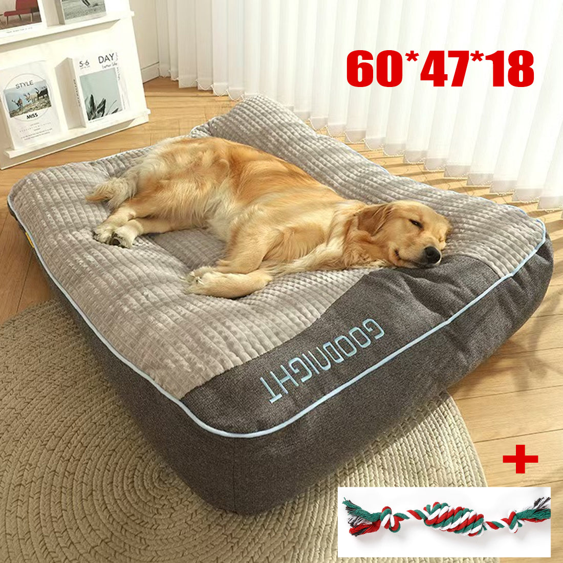 Warm Soft Bed – Brown – UK stock – free delivery 