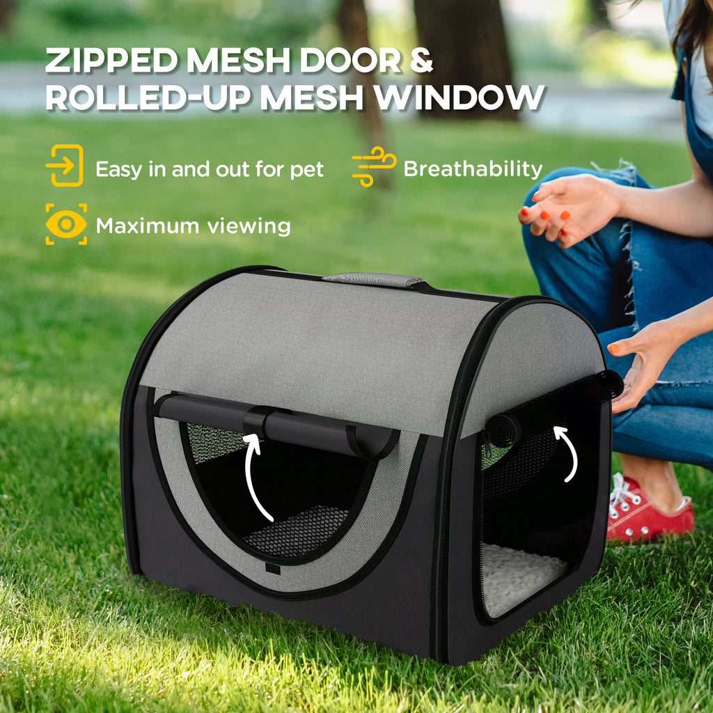 Foldable Soft Pet Carrier Crate┃Portable Travel Bag