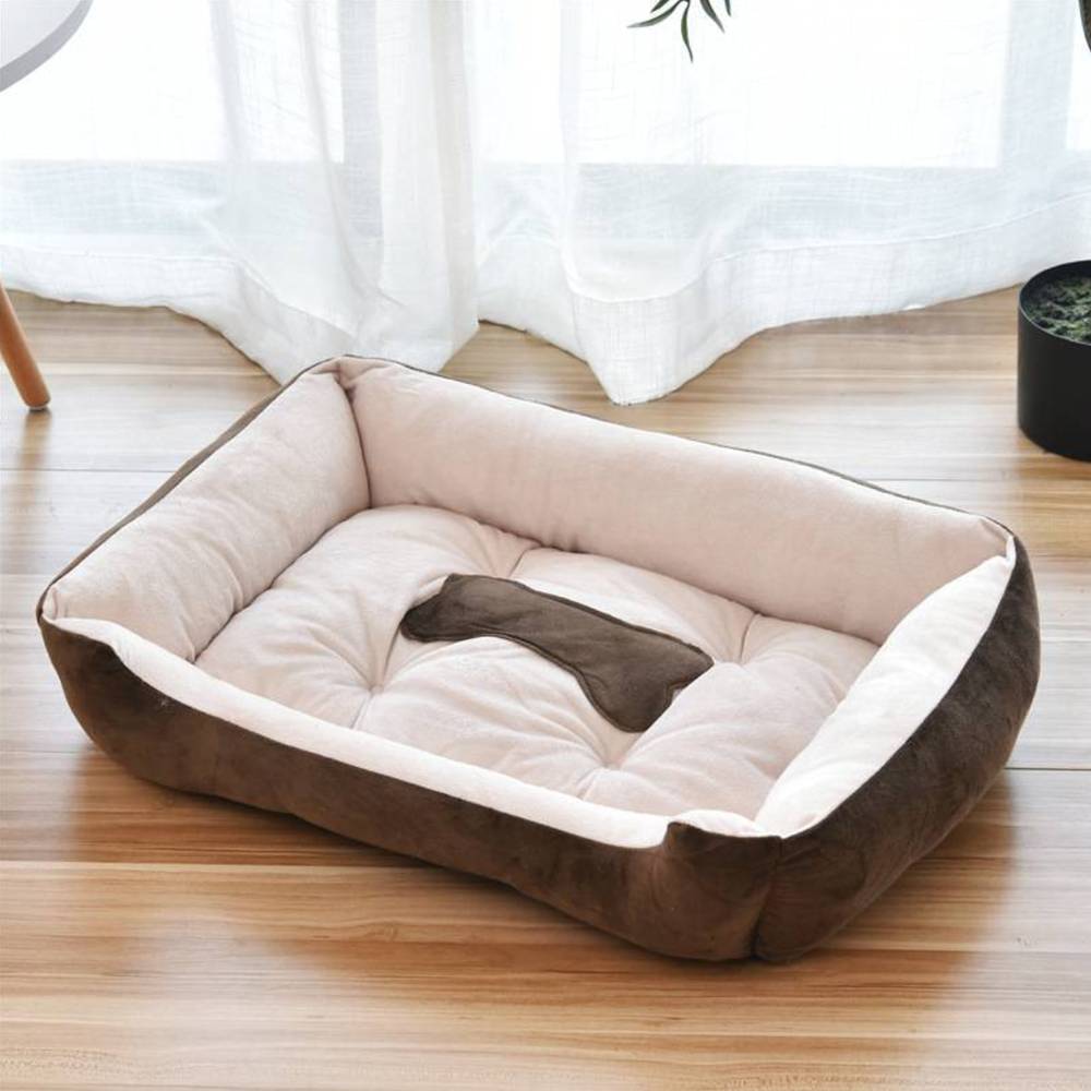 Warm plush dog bed – washable – 80x60cm – UK stock – free delivery